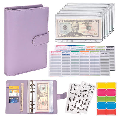 Cuaderno de Piel Macaron con Cartera Integrada y Compartimento para Billetes - Image 10