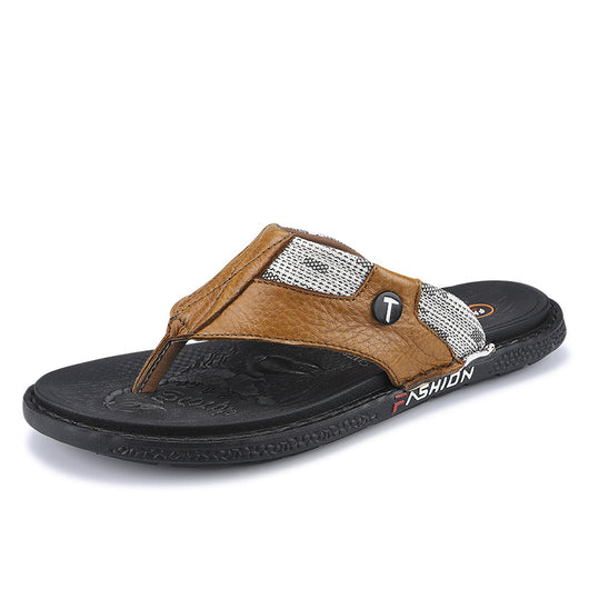 Sandalias de Cuero con Tira Frontal - Estilo Moderno y Cómodo - Image 11
