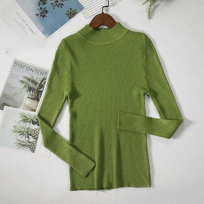 Suéter Cuello Alto Otoño Mujer - Pullover Elegante - Image 5