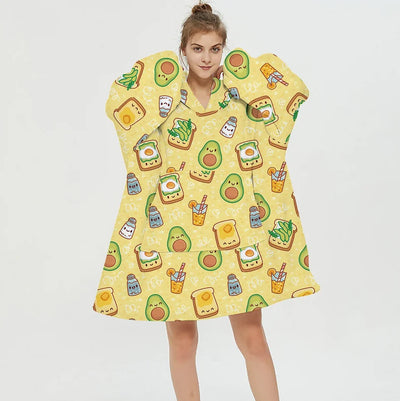 Suéter Manta Estampado Aguacate para Padres e Hijos - Image 20