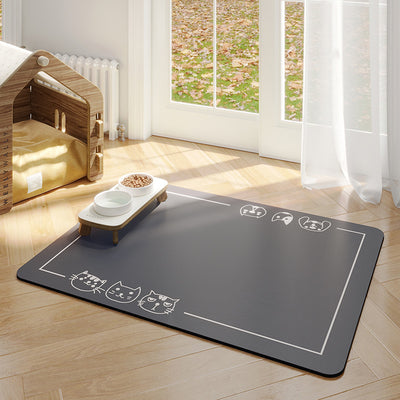 Tapete Absorbente para Comedero de Mascotas - Antideslizante y Lavable - Image 26