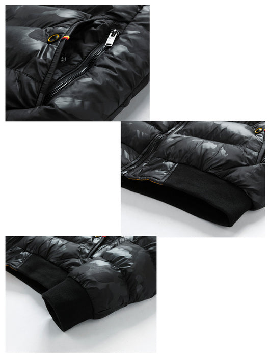 Chaqueta Casual Reversible para Hombre - Estilo Coreano de Algodón - Image 14