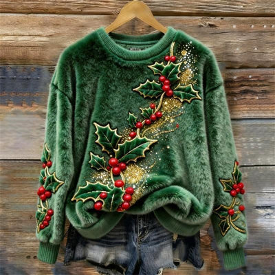 Sudadera Cuello Redondo con Pelaje Sintético para Otoño e Invierno - Image 6