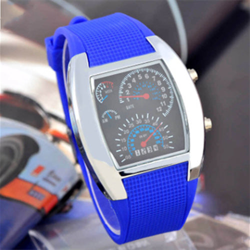 Reloj Deportivo LED Digital para Hombre con Diseño Futurista