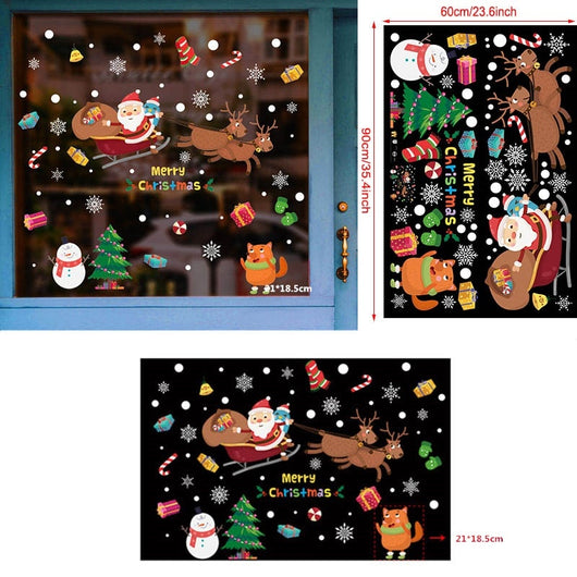 Pegatinas Navideñas para Vitrinas y Escaparates - Image 30