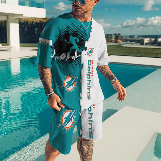 Conjunto de Playa Talla Grande: Playera Suelta y Shorts Estampados - Image 5