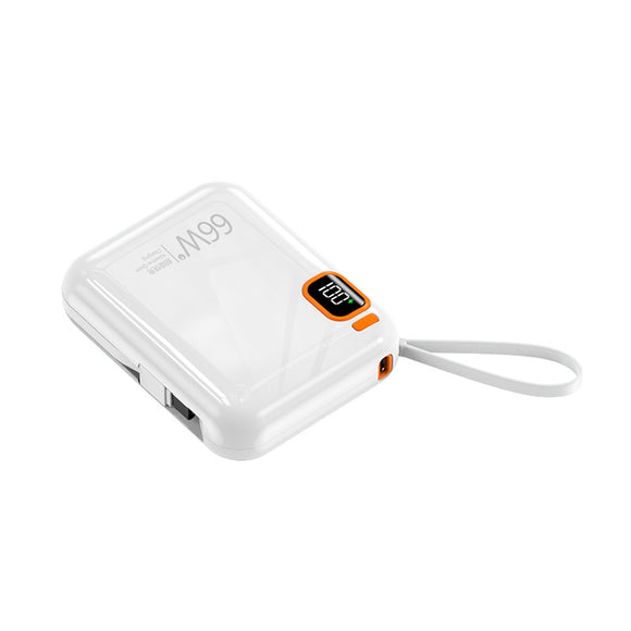 Powerbank Bidireccional con Cable Integrado - Carga Rápida