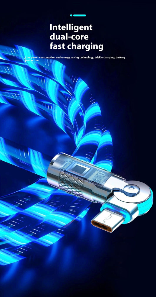 Cable de Carga Rápida con Luz Ambiental Colorida para Auto - Image 23