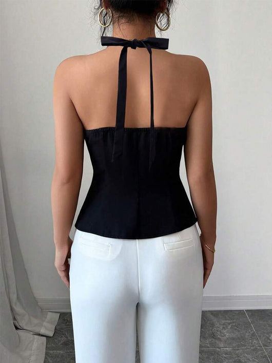 Chaleco Halter Backless Ajustable - Cardigan de Verano para Mujer - Image 13