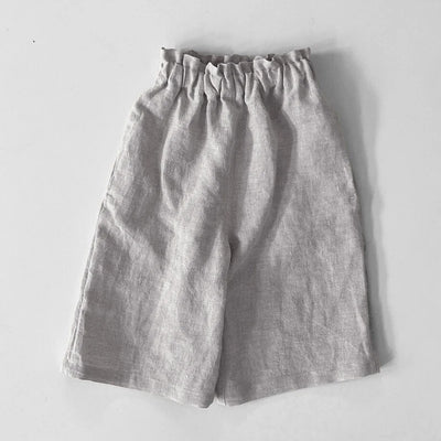 Pantalón Ancho de Lino y Algodón con Cintura Elástica - Image 22
