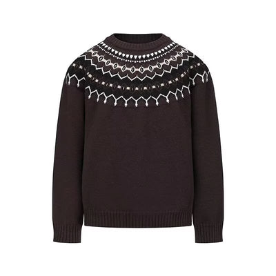 Suéter de Cuello V Relajado para Hombre - Colores Sólidos - Image 4
