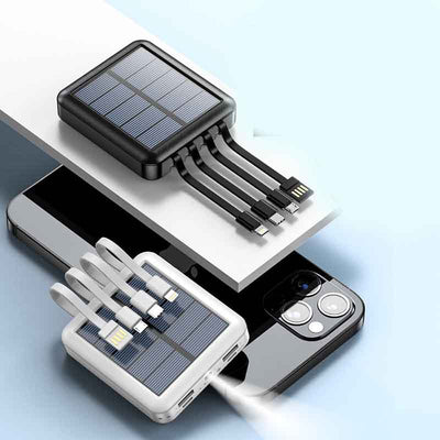 Batería Portátil Solar Compacta con Cable Integrado - Image 4