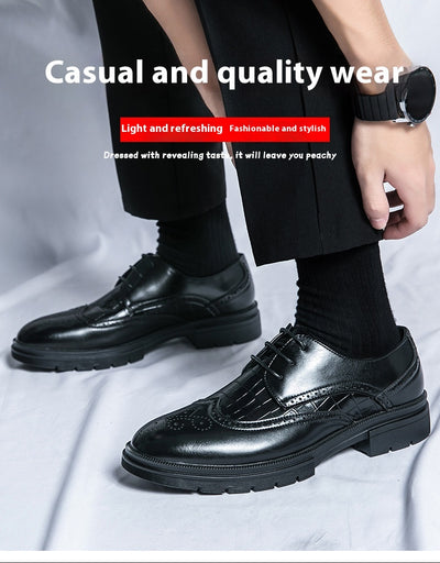 Zapatos Derby Casuales para Hombre - Estilo Británico Formal - Image 8