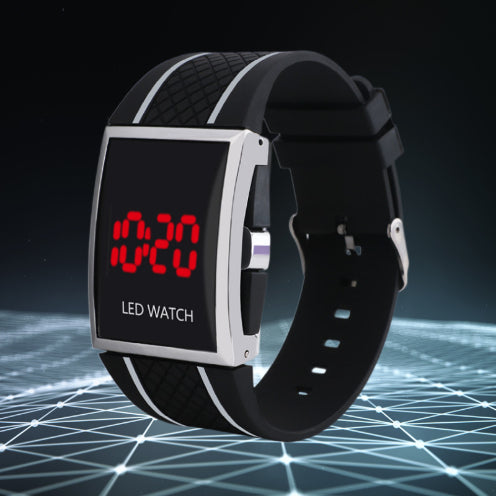 Reloj Digital LED Unisex Deportivo - Blanco y Negro con Fecha - Image 8