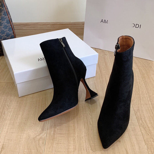Botas Tobilleras Sexy con Cierre Lateral - Tacón de Aguja - Image 10