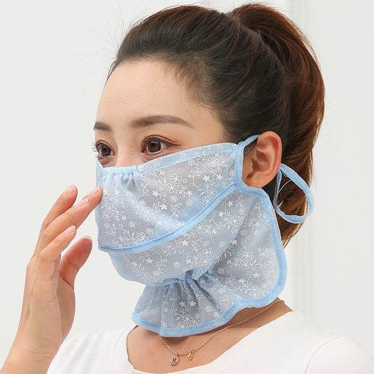 Máscara de Protección Solar Ice Silk - Protección Cuello y Rostro Transpirable - Image 8