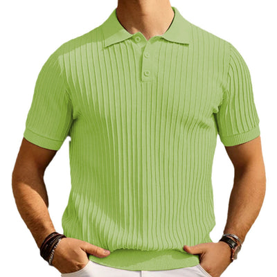 Camisa Casual Hombre Manga Corta Cuello Solapa Ajuste Relajado - Image 5