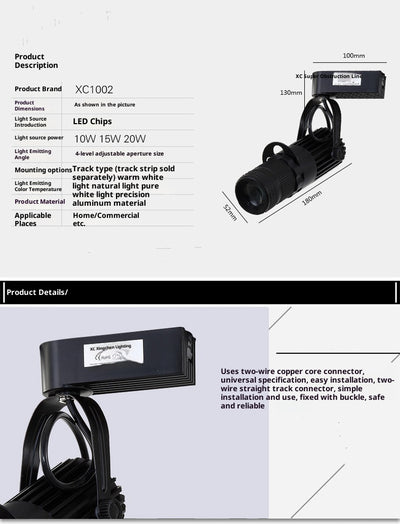 Foco LED Ajustable para Escenarios, Bares, Restaurantes y Cafeterías - Image 7