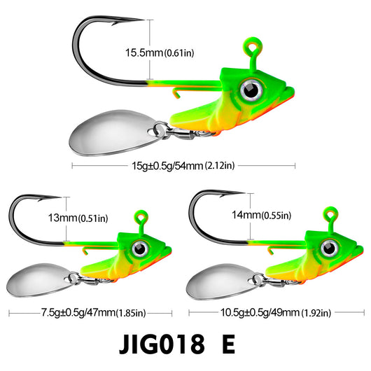 Anzuelo Jig con Contrapeso para Pesca de Fondo - Accesorios de Pesca - Image 9
