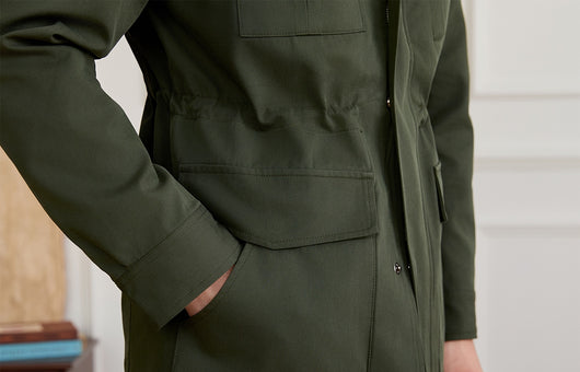 Chaqueta Casual Vintage con Cuello de Pie y Ajuste Definidor - Image 15