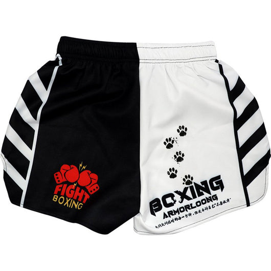 Shorts de Boxeo y MMA con Diseño de Gato Luchador - Image 3