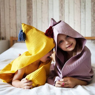 Bata de Baño Infantil con Capucha Absorbente de Secado Rápido - Image 4