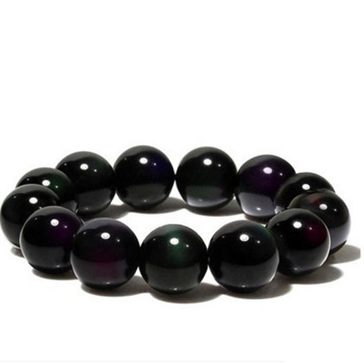 Pulsera de Obsidiana Arcoíris Natural - Image 8