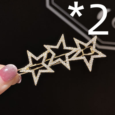 Clip para cabello con estrella de cristales brillantes - Image 11