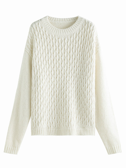Suéter Tejido Retorcido para Invierno - Pullover de Punto Mujer - Image 13