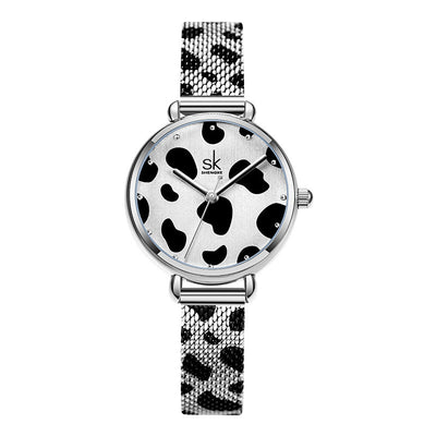 Reloj de Mujer con Correa de Malla y Movimiento de Cuarzo - Image 5