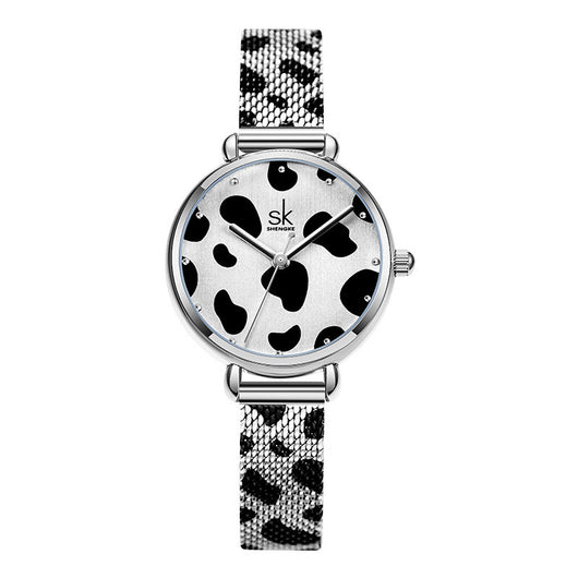 Reloj de Mujer con Correa de Malla y Movimiento de Cuarzo - Image 5