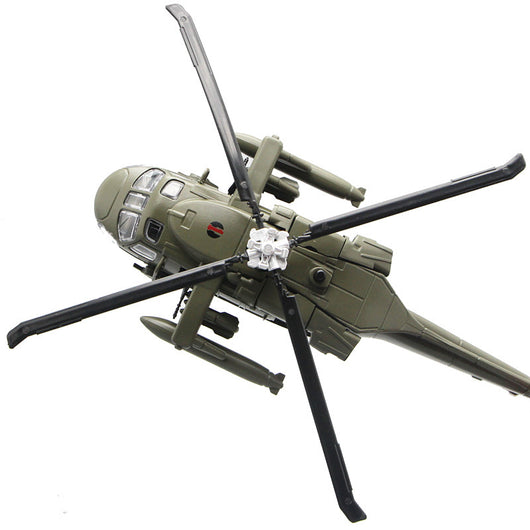 Helicóptero de Combate Black Hawk Modelo Aleación Militar - Image 7
