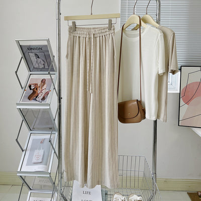 Pantalones Anchos de Lino y Algodón a Rayas - Comodidad Absoluta - Image 16
