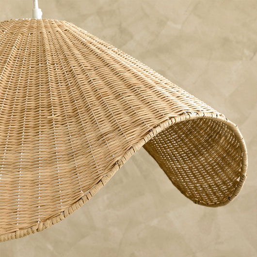 Lámpara de Bambú Artesanal Estilo Sala de Té Pastoral - Image 13