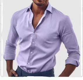 Camisa de Negocios Casual para Hombre - Estilo Versátil - Image 15