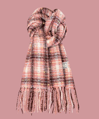 Bufanda Escocesa de Imitación Cachemira para Mujer - Cálida y Versátil - Image 7
