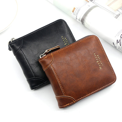 Billetera Corta para Hombre con Cierre y Monedero - Image 9