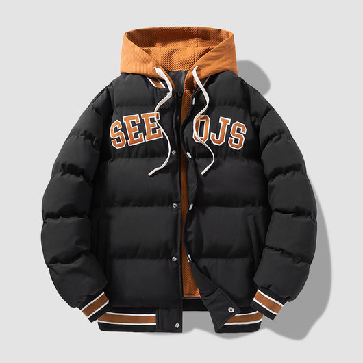 Chamarra de Invierno con Capucha de Algodón para Hombre y Joven - Image 7