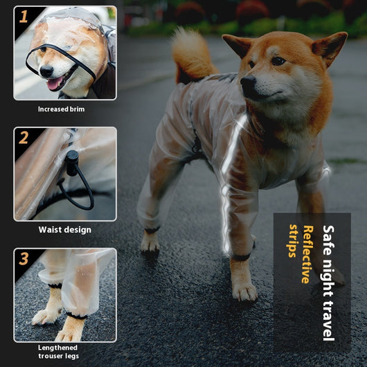 Impermeable para Perros Completo de Cuatro Patas - Image 3