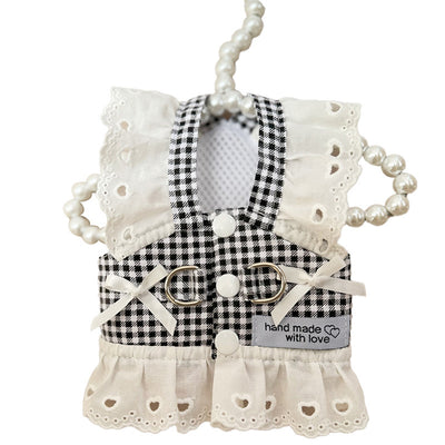 Vestido Pastoral Ligero para Perros y Gatos con Arnés de Tracción - Image 5
