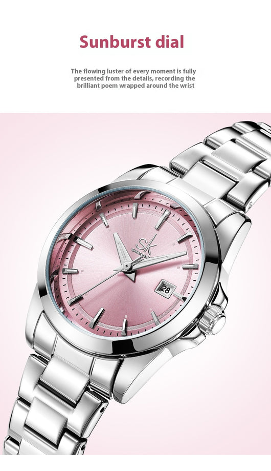 Reloj Elegante para Mujer Acero Inoxidable Resistente al Agua - Image 12