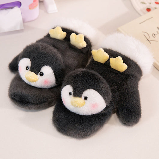Guantes de Peluche Infantiles - Capibara y Pez Globo - Image 6