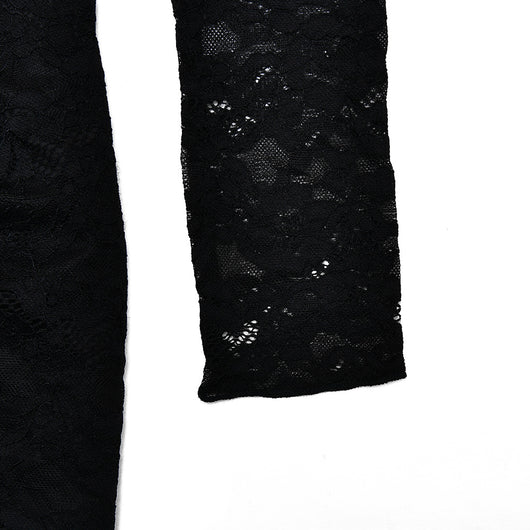 Jumpsuit Elegante de Encaje Transparente con Cintas - Image 23