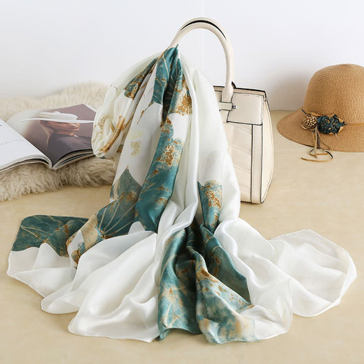 Pañuelo de Seda Coreano Versátil para Mujer - Image 21