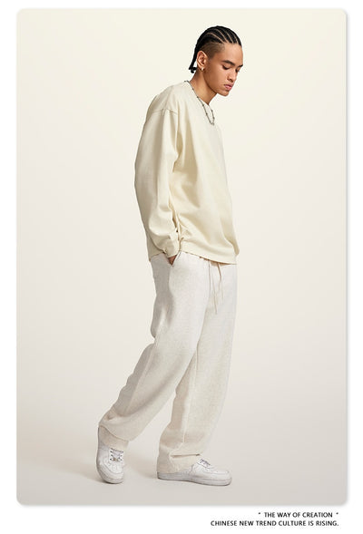 Camiseta Manga Larga Oversize para Hombre - Algodón Puro Otoño Invierno - Image 40