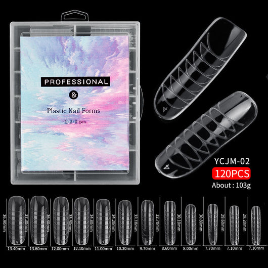 Molde de Cristal para Extensiones de Uñas sin Soporte de Papel - Image 2