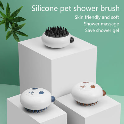 Cepillo de Baño Suave para Mascotas - Diseño Panda con Cerdas Silicona - Image 6