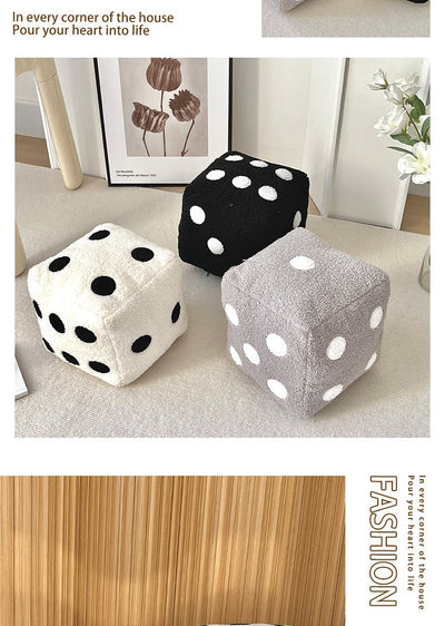 Cojín de Peluche Dado Decorativo para Sofá - Image 15