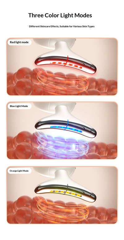 Dispositivo Masajeador LED Lifting Facial y Cuello - Rejuvenecimiento en Casa - Image 18