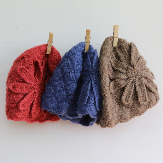 Gorro de Lana Tejido a Mano para Mujer - Image 3